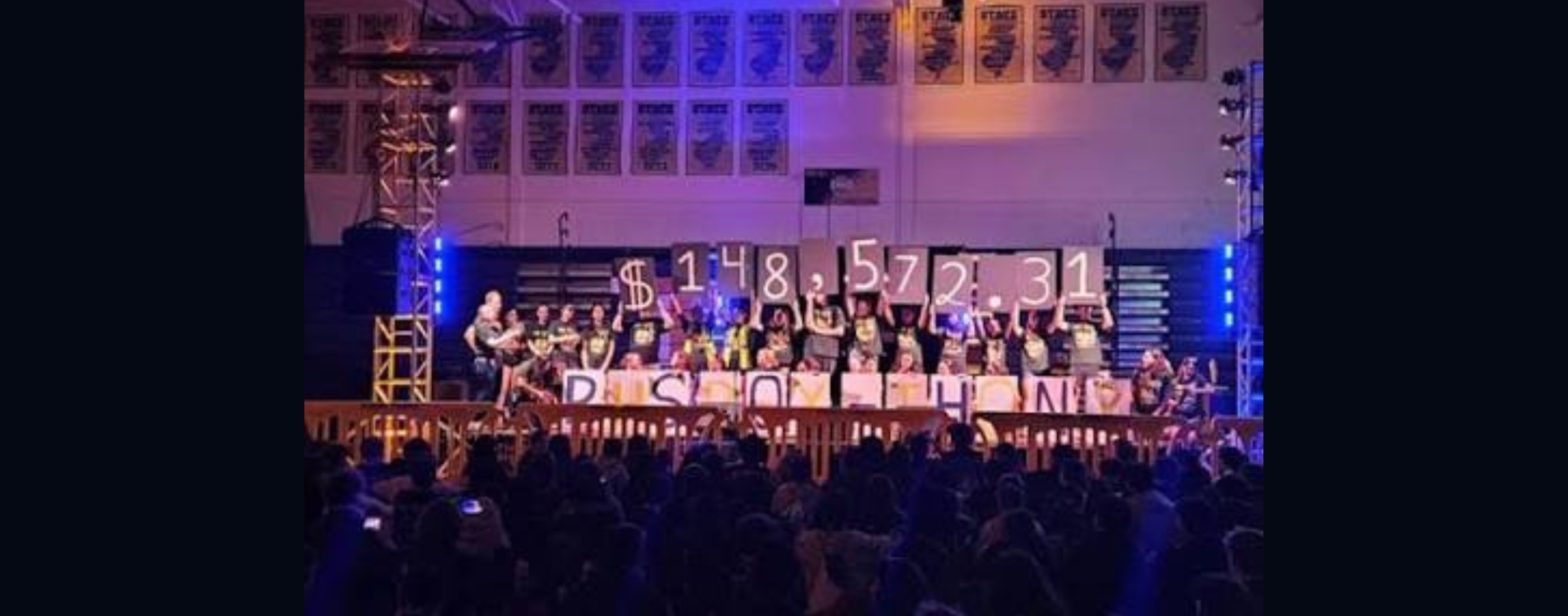Rox-Thon reveals the total donations of S148,572.31 to support cancer research through Four Diamonds and Morristown Goryeb Children's Hospital as well as local families battling cancer.