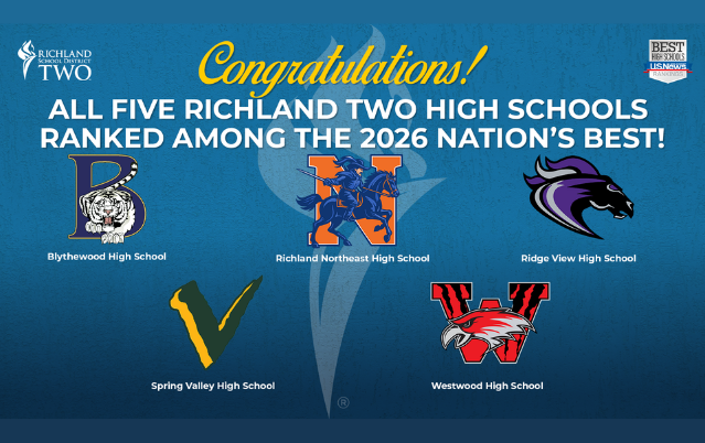All Five Richland Two High Schools Earn US News National Recognition