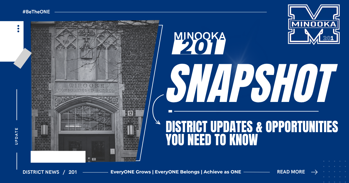 201 Snapshot: Upcoming Events, Parent Opportunities & Important Notices
