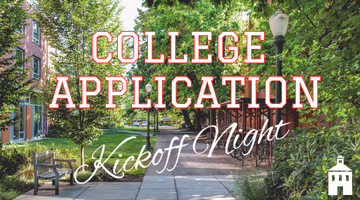 College application season begins