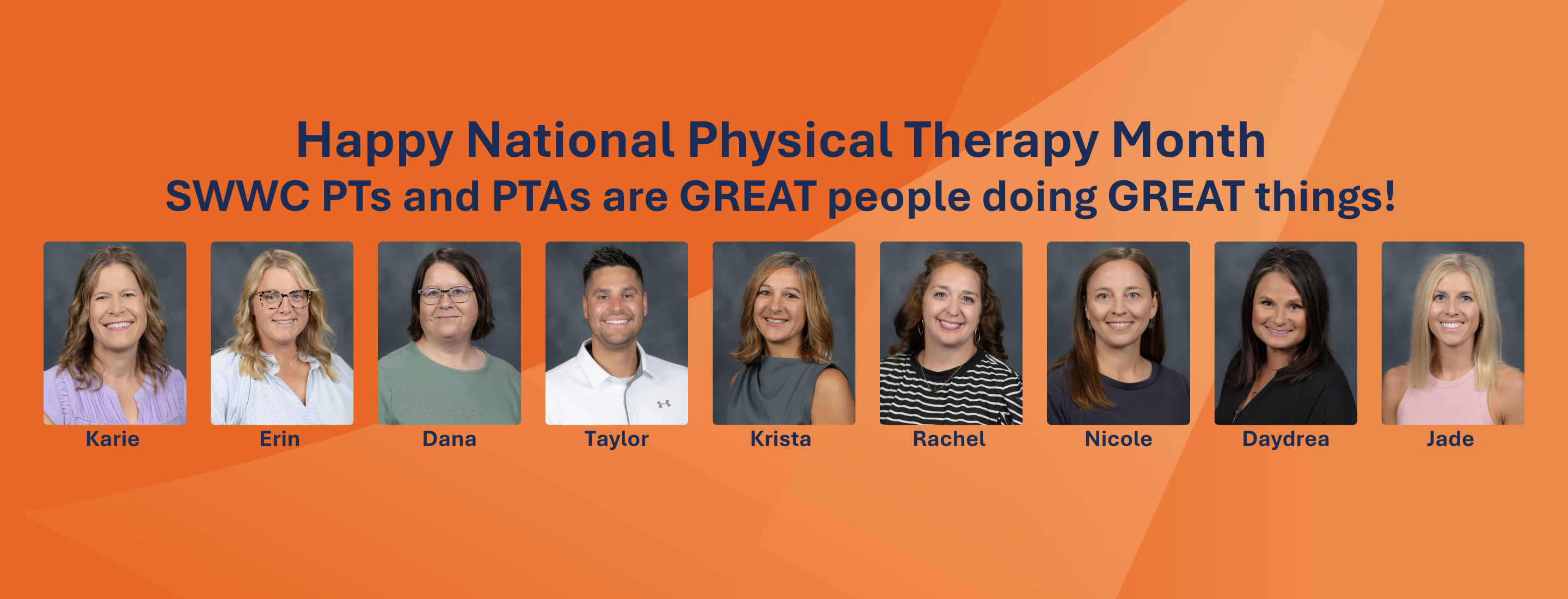 SWWC PTs and PTAs October is PT Month
