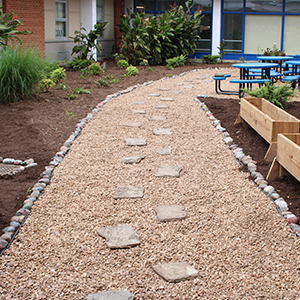 Cold Water Elementary Courtyard Gets a Fresh New Look