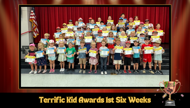 Elementary Math Transparent Muenster Elementary 1st six weeks Awards | Post Details