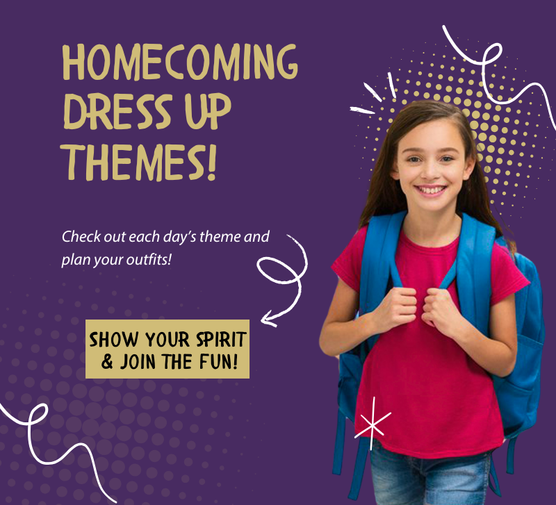 Homecoming Week: 2026 Dress Up Themes