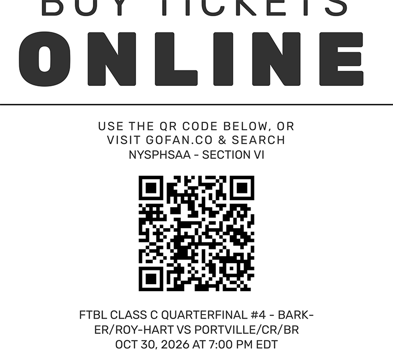 Section VI Class C Football Quarterfinals Tickets | Posts Details ...